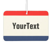 Aanmelding voor autoverkoop Aanpassing aan persoon Luchtverfrisser (Voorkant)