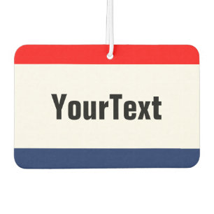 Aanmelding voor autoverkoop Aanpassing aan persoon Luchtverfrisser