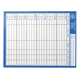 Aanmeldingsformulier voor elk kwartaal Trade Show  Notitieblok