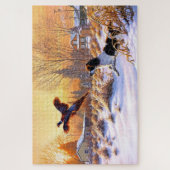 Aanmoedigde fazant om te vliegen legpuzzel (Verticaal)