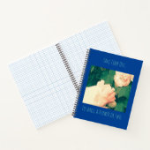 Aanmoedigend bloementhema notitieboek (Binnen)