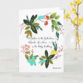 Aanmoedigend de Kunst van de Verzen van de Bijbel Kaart (Gele Bloem)