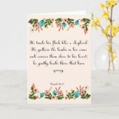 Aanmoedigend de Kunst van de Verzen van de Bijbel Kaart (Gele Bloem)