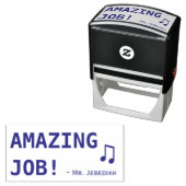 Aanmoedigend "GEWELDIG WERK!" Het merken Rubberzeg Zelfinktende Stempel (In situ)