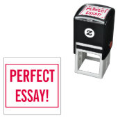 Aanmoedigend "PERFECT ESSAY!" Tutor Rubber Stamp Zelfinktende Stempel (In situ)