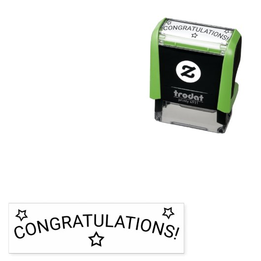 Aanmoedigende felicitaties leraar Grading Zelfinktende Stempel (In situ)