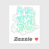 Aanmoedigende Schrift vinyl sticker (Vel)