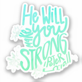 Aanmoedigende Schrift vinyl sticker