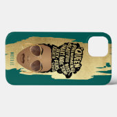 Aanmoedigende Zwarte Vrouwen, Natuurlijk Haar, Bla Case-Mate iPhone Case (Achterkant (horizontaal))