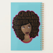 Aanmoedigende Zwarte Vrouwen, Natuurlijk Haar, Bla Planner (Achterkant)