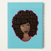 Aanmoedigende Zwarte Vrouwen, Natuurlijk Haar, Bla Planner (Achterkant)