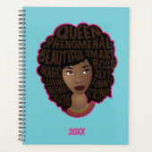 Aanmoedigende Zwarte Vrouwen, Natuurlijk Haar, Bla Planner (Voorkant)