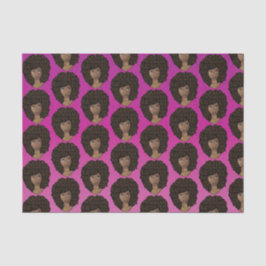 Aanmoedigende zwarte vrouwen, roze magenta tissuepapier