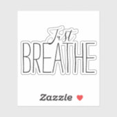 Aanmoediging Adem gewoon Sticker (Vel)