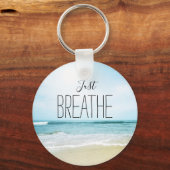 Aanmoediging Adem gewoon Strand Sleutelhanger (Voorkant)