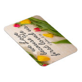 Aanmoediging Bijbel vers 1 Johannes 4:19 Magneet (Rechterzijde)