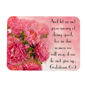 Aanmoediging Bijbel vers Galaten 6:9 Magneet