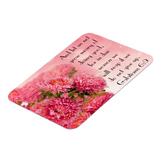 Aanmoediging Bijbel vers Galaten 6:9 Magneet (Linkerzijde)