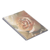 Aanmoediging Bijbel Verse Psalm 27:1 Notitieboek (Rechterzijde)