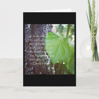 Aanmoediging Blank Note Kaart