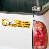 Aanmoediging_ Bumpersticker (Op Truck)