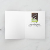 Aanmoediging Chemo kan je neerslaan Wasbeer Kaart (Binnen)