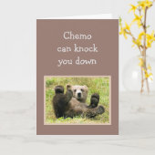 Aanmoediging Chemo kan je omver slaan. Kaart (Gele Bloem)