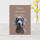 Aanmoediging Chemo kan je omver slaan. Kaart (Gele Bloem)