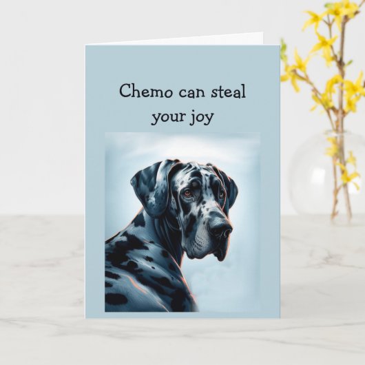 Aanmoediging Chemo kan uw vreugde stelen Kaart (Gele Bloem)