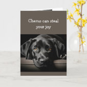Aanmoediging Chemo kan uw vreugde stelen Kaart (Gele Bloem)