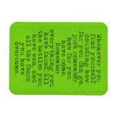 AANMOEDIGING CITEERT HOE VER JE BENT GEKOMEN MET M MAGNEET (Horizontaal)