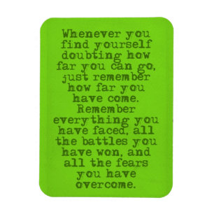 AANMOEDIGING CITEERT HOE VER JE BENT GEKOMEN MET M MAGNEET