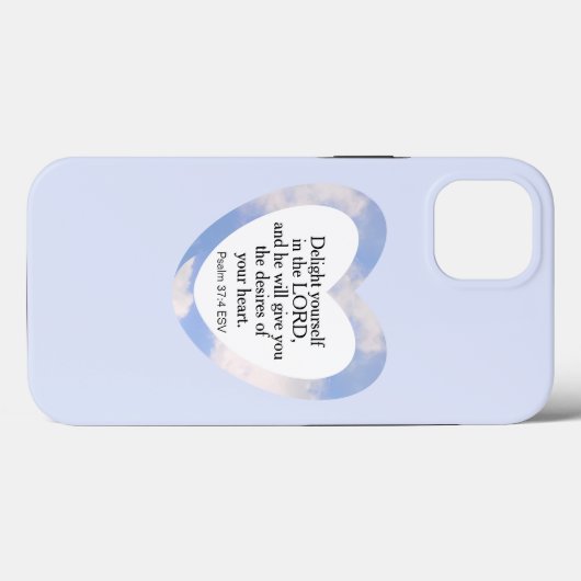 Aanmoediging en gebruik van lichtblauwe Bijbelverg Case-Mate iPhone Case (Achterkant (horizontaal))