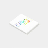 Aanmoediging en prestatie post-it® notes (Schuin)