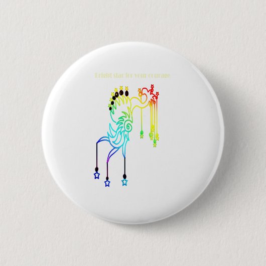 Aanmoediging en prestatie ronde button 5,7 cm (Voorkant)