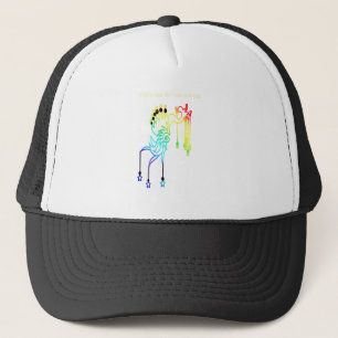 Aanmoediging en prestatie trucker pet