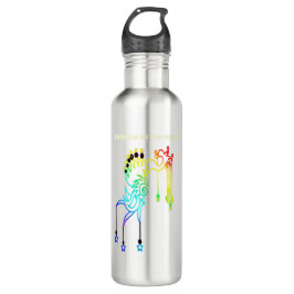 Aanmoediging en prestatie waterfles