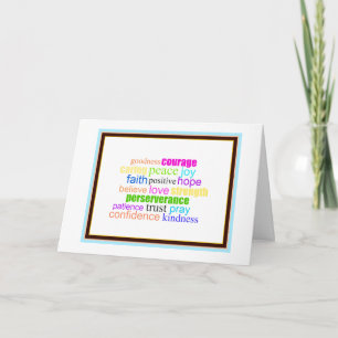 Aanmoediging en zegeling kaart