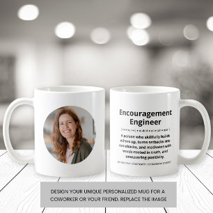Aanmoediging Engineer Custom Photo Motivatie Koffiemok