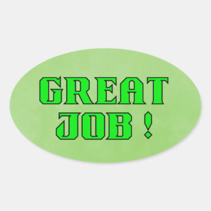 Aanmoediging Geweldig Werk Sticker