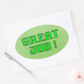 Aanmoediging Geweldig Werk Sticker (Envelop)