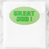 Aanmoediging Geweldig Werk Sticker (Tas)