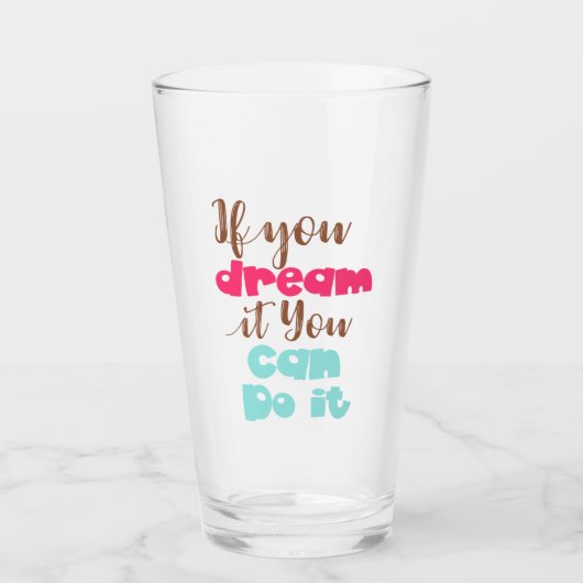 Aanmoediging! Glas (Voorkant)