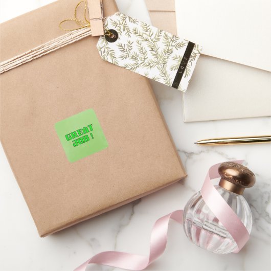 Aanmoediging Goed Werk Sticker (Geschenken)