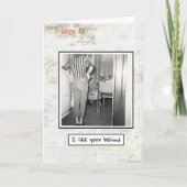 Aanmoediging grappig kaart (Voorkant)