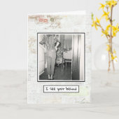 Aanmoediging grappig kaart (Gele Bloem)