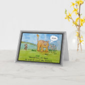 Aanmoediging Grappige Humor Kattenhond Je kunt het Kaart (Gele Bloem)