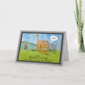 Aanmoediging Grappige Humor Kattenhond Je kunt het Kaart (Voorkant)