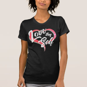 Aanmoediging Hou Van Jezelf Typografie Dames T-shirt