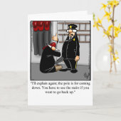 Aanmoediging Humor Wenskaart Kaart (Gele Bloem)